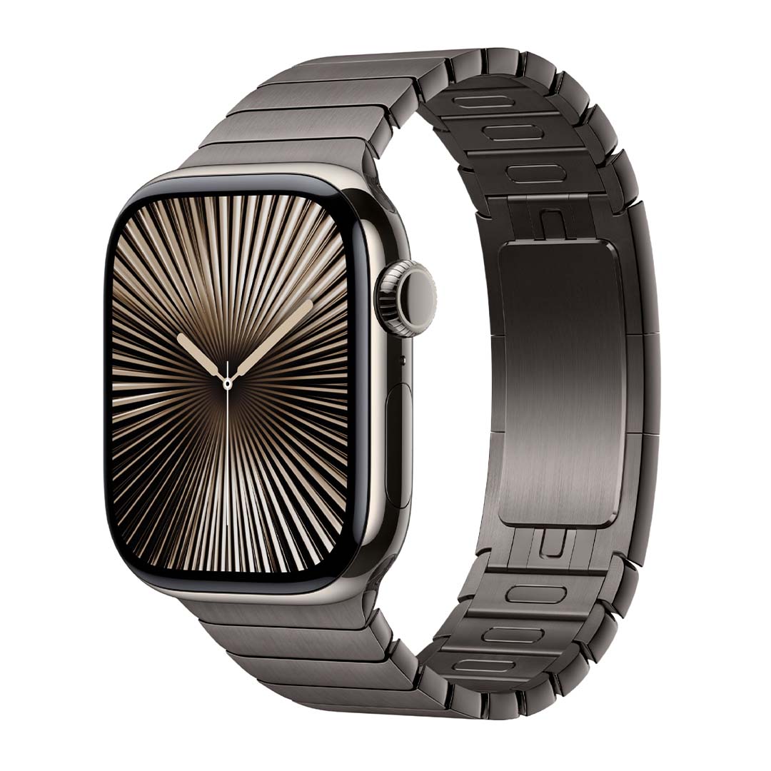 Apple Watch Series 10 46mm Titanium Case Milanese Loop-Slate-1