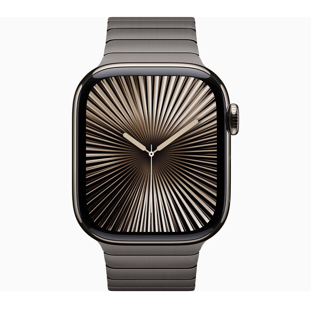 Apple Watch Series 10 46mm Titanium Case Milanese Loop-Slate-2
