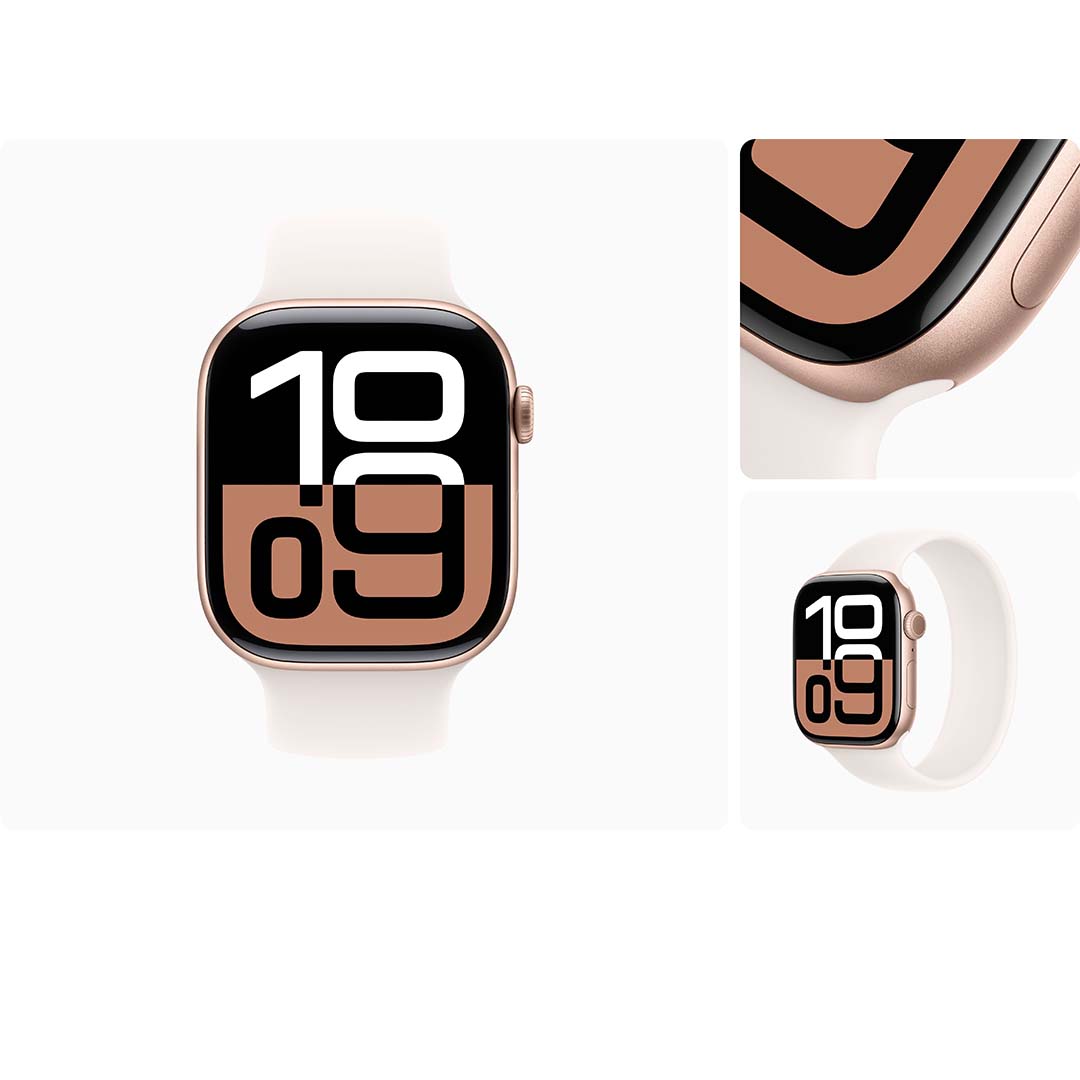 Apple Watch Series 10 Aluminum Case -Rose Gold-3