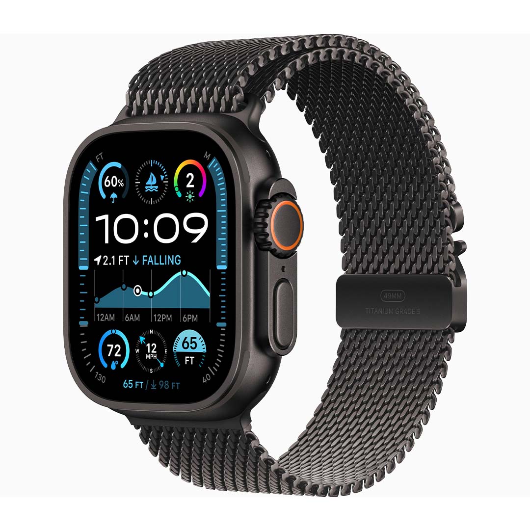 Apple Watch Ultra 2 Black Titanium Case Ocean Band-2