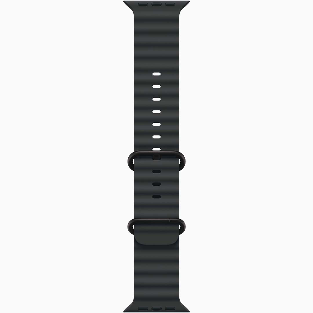 Apple Watch Ultra 2 Black Titanium Case Ocean Band-Black-3