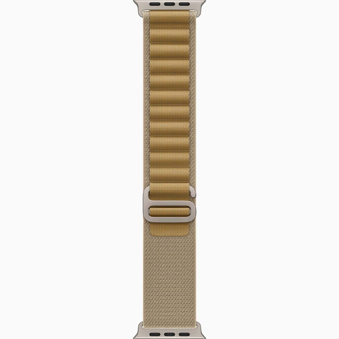 Apple Watch Ultra 2 Natural Titanium Case Alpine Loop-Tan-3