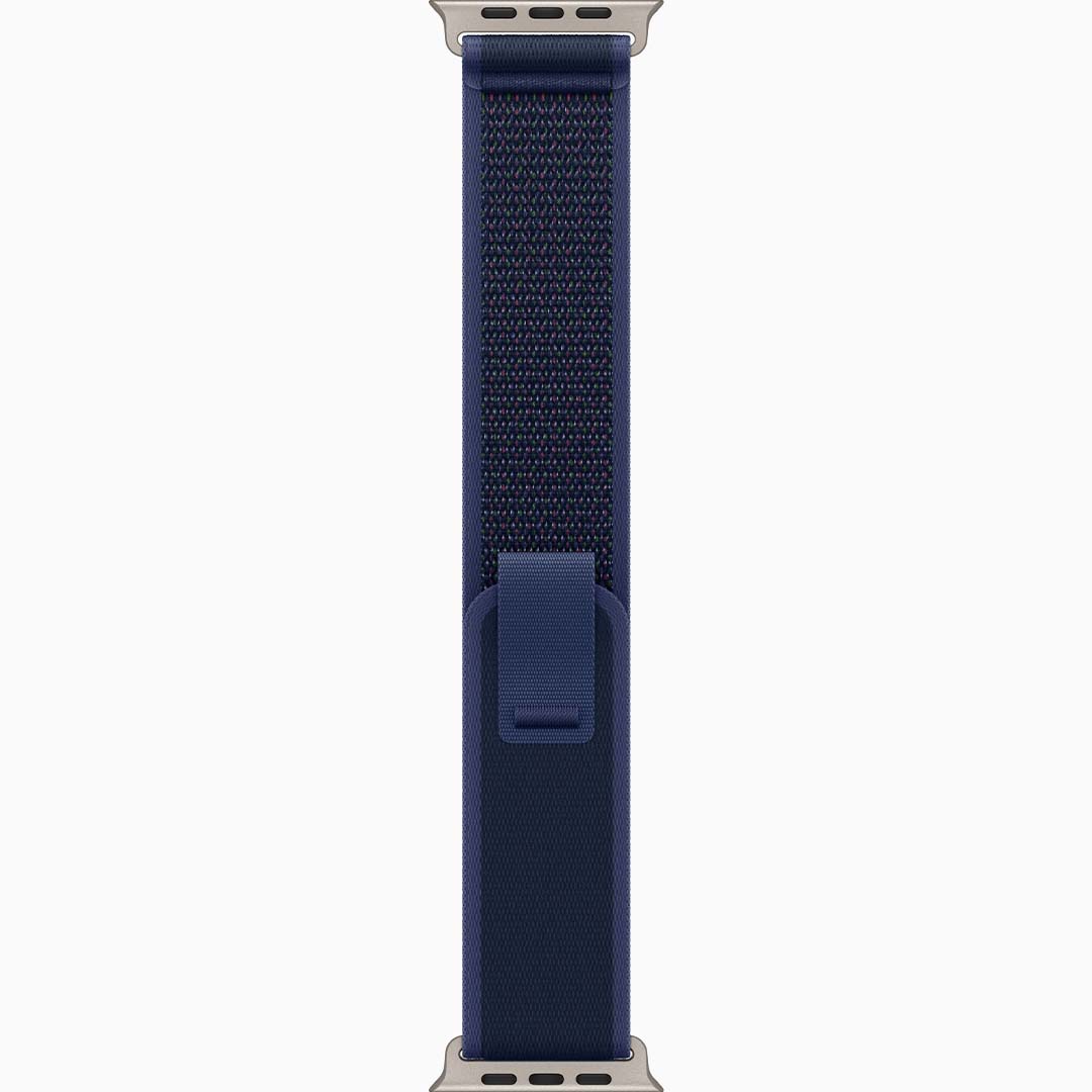 Apple Watch Ultra 2 Natural Titanium Case Trail Loop-Blue-3