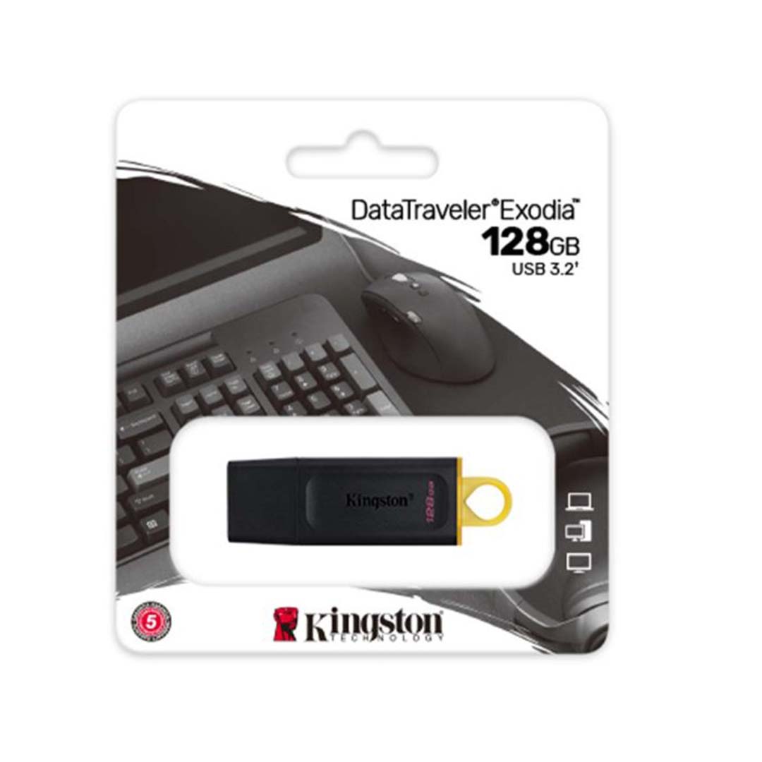KINGSTON 128GB DATATRAVELER EXODIA USB FLASH DRIVE-3